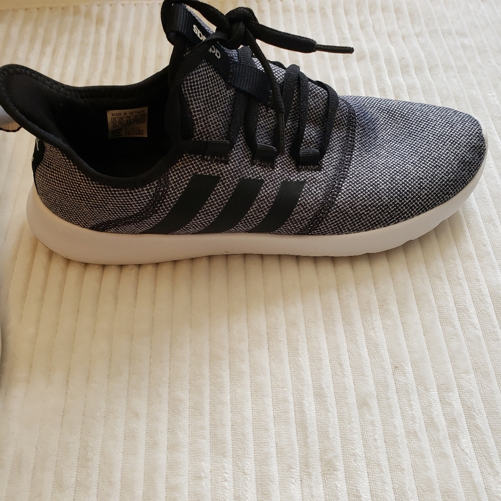Adidas Womens Cloudfoam Black Gray Sneakers 11 Nwot